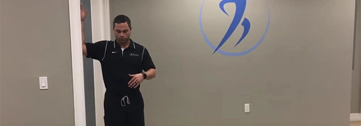 Doorway Pec Stretch in Naples FL